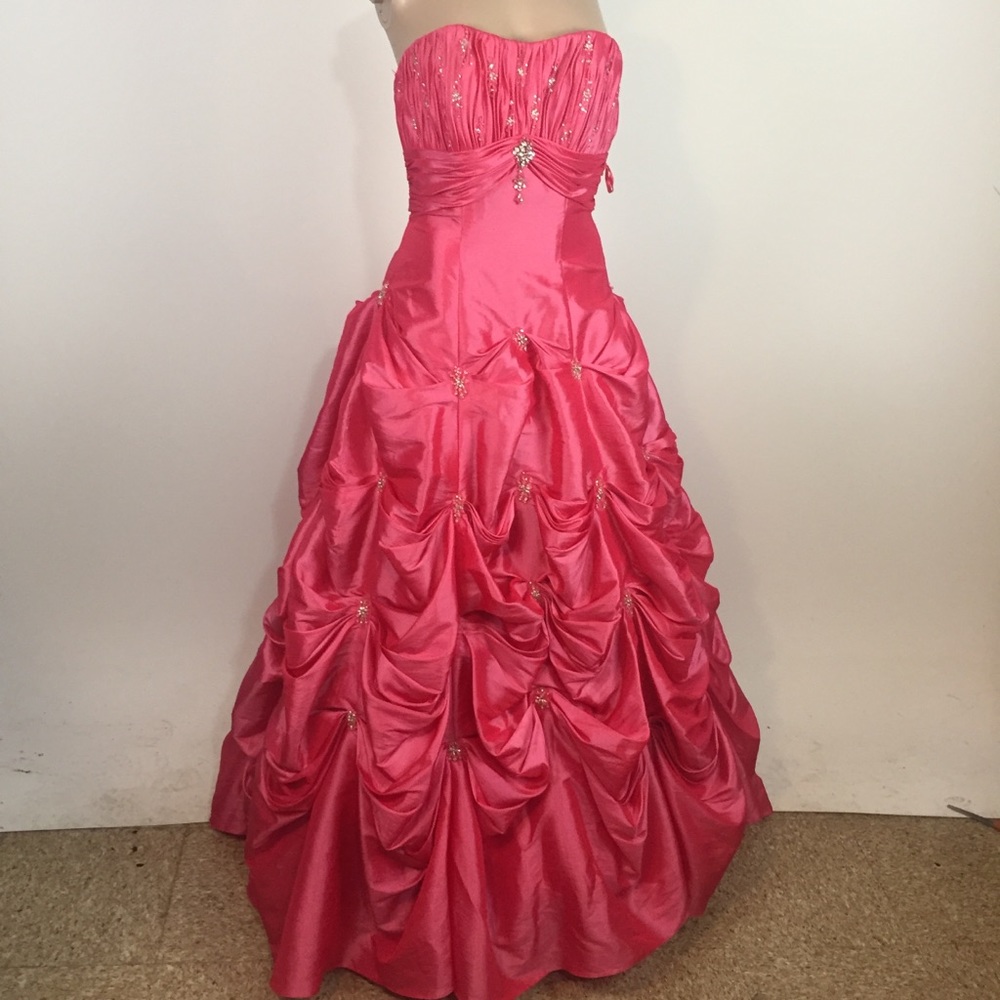 Prom Wedding Dress Size 4 S/M Pink - Watermelon